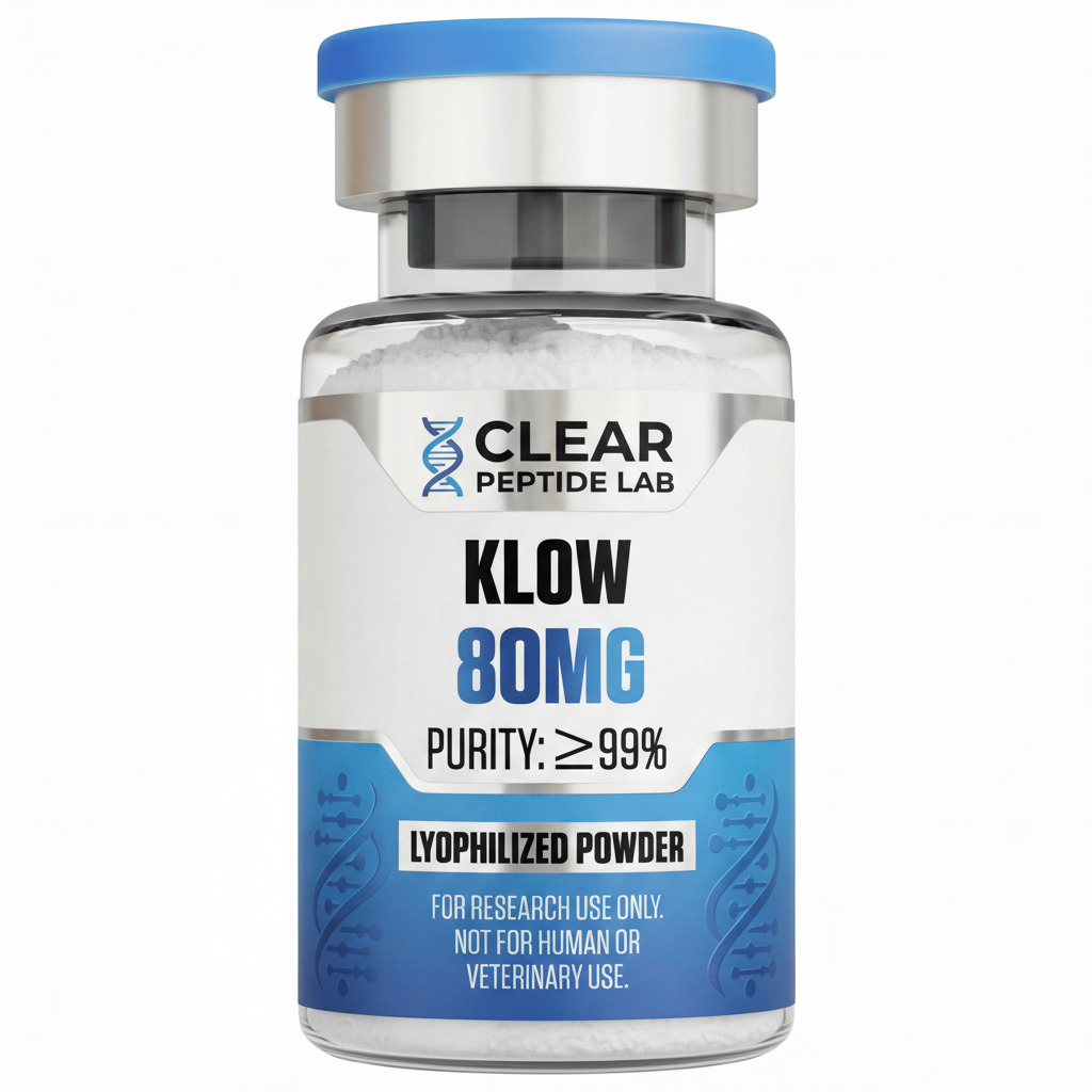 KLOW (TB-500 10mg + BPC-157 10mg + KPV 10mg + GHK-Cu 50mg) illustration